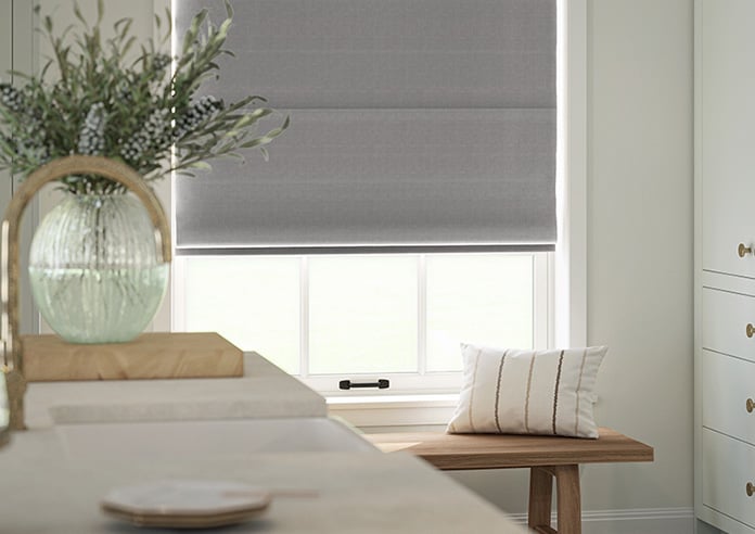 Soho, Steel - Twist&Fit Roman Blind - Image 5